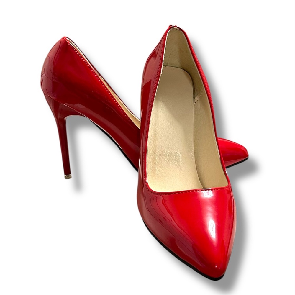 Elegant Red Stiletto Heels